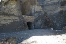 Entrada del primer túnel.