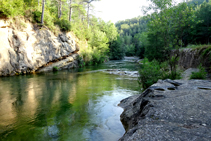 El riu Llobregat.