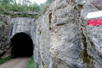 Entrada al segon túnel.