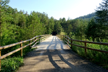 Pont sobre el riu Llobregat.