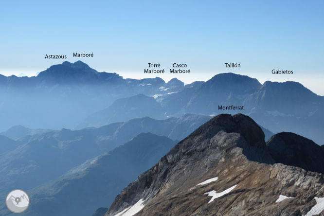 Del Gran Vignemale (3.298m) al Montferrat (3.219m) des d